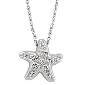 18 Ayar Altın Pırlanta Deniz Yıldızı Kolye 48558-3 - 1