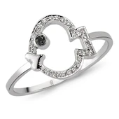 18 Ayar Altın Pırlanta Balık Yüzük 48571 - 1