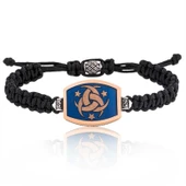 Gümüş Teşkilat-ı Mahsusa Makrome Erkek Bileklik - 1