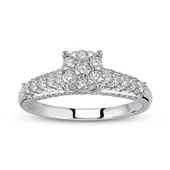 Harem Altın 0.53 Ct Coronet Pırlanta Yüzük CORY3 - 1