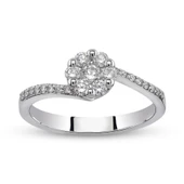 Harem Altın 0.40 Ct Coronet Pırlanta Yüzük CORY26 - 1