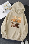 Unisex Oversize Fine Baskılı Sweatshirt thumbnail 7