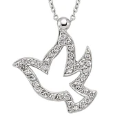 18 Ayar Altın Pırlanta Güvercin Kolye K48566 - 1