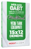 İndeks Akademi 2025 ÖABT MEB-AGS Muhtemel Türk Dili Edebiyatı-Türkçe Yeni Türk Edebiyatı 15x12 Deneme Çözümlü İndeks Akademi Yayıncılık - 1