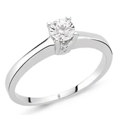 Romeo Pırlanta 0.21 Ct Tektaş Yüzük RM20053 - 1