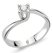 Romeo Pırlanta 0.26 Ct Tektaş Yüzük RM10021 - 1