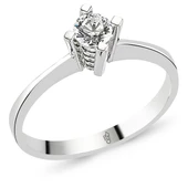 0.30 Ct Tektaş Pırlanta Yüzük  RMY515 - 1