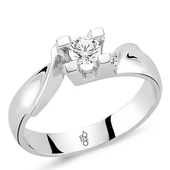 0.30 Ct Tektaş Pırlanta Yüzük  RM10043 - 1