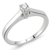 Romeo Pırlanta 0.25 Ct Tektaş Yüzük RM25029 - 1