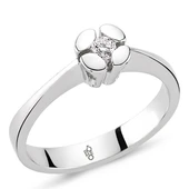 Romeo Pırlanta 0.07 Ct Tektaş Yüzük RM-10041 - 1