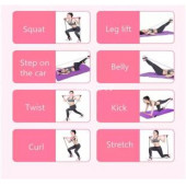 Leyaton Pilates Studio Jimnastik Lastiği Egzersiz Çubuğu Yoga Plates Spor Kondisyon Direnç Aerobik - 5