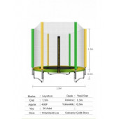 Leyaton Fileli Trambolin KATLANABİLİR 140 Cm LYT-198 - 1