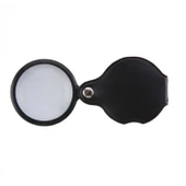 5X-50Mm-Mini Büyüteç Cepte Taşınan Optik Lens Katlanabilir Deri Kaplama Xx1051 - 4