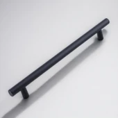 Çubuk Siyah Metal Kulp 256 mm 25.6 Cm Mobilya Mutfak Çekmece Dolap Dolabı Kulpu Kulbu Kulpları - 9