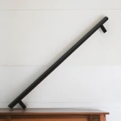 Çubuk Siyah Metal Kulp 256 mm 25.6 Cm Mobilya Mutfak Çekmece Dolap Dolabı Kulpu Kulbu Kulpları - 6