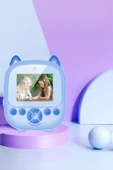 Torima CMR-21 Mavi Dijital Video Kayıt Fotoğraf Çocuk Kamerası Termal Resim Kağıt Baskılı Yazıcı - 2