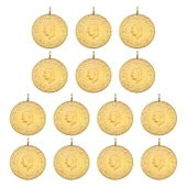 14 Eski Tarih Çeyrek Altın - 1