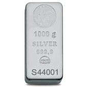 Harem Altın 1000 Gram Nadir Gümüş Külçe - 1