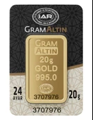 20 gr 24 Ayar İAR Gram Külçe Altın - 1