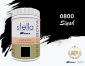 BİANCA STELLA SU BAZLI SAF AKRİLİK BOYA 1 LİTRE SİYAH - 1