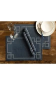 English Home Carline Pvc 4'lü Amerikan Servis 30x45 Cm Lacivert - 1