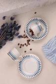 Porser Palm Kahve Fincan Takımı 2 Kişilik 4 Parça - 2