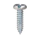 3.5x13mm Silindir Düz Tornavida Başlı Sivri Uçlu Vida Ysb Sac Vidası -100 adet - 1