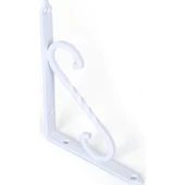 Ersa Ferforje Dekoratif Raf Altı Raf Ayağı Beyaz 155 x 230 mm - 1