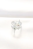 Yıldız Model Silver Renk Ayarlanabilir Yüzük - TJ-BYK3143 - 2
