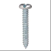 4.8x38mm Silindir Düz Tornavida Başlı Sivri Uçlu Vida Ysb Sac Vidası -100 adet - 1