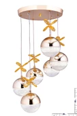 ROSALİ 6 TOP  GOLD AVİZE - 1