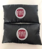 Fiat Nakışlı Egea Linea Deri 1 Çift Boyun Yastık Ve 1 Çift Kemer Pedi - 3