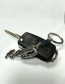 K.ATATÜRK 3D Gümüş Renk Oto Anahtarlık thumbnail 2