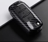 Golf 6 Tiguan Jetta Scirocco Polo Caddy Passat Karbon Anahtar Koruma Kılıfı 2.Resime Bakınız Lütfen thumbnail 1