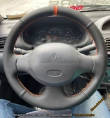 Clio 2 Araca Özel Direksiyon Kılıfı (Noktalı Soft Yüzüklü) thumbnail 1