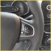 Clio 4 FAZ 2 Araca Özel Direksiyon Kılıfı (GRİ DİKİŞ) - 4