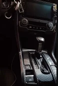 Honda Civic FC5 FK7 2016 - 2021 için karbon Fiber Vites Çerçevesi  sağ ve sol direkler TEK PARÇA - 7