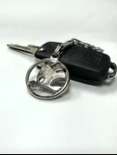 Skoda 3D Gümüş Renk Oto Anahtarlık thumbnail 3