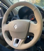 Fluence Tuşsuz Araca Özel Direksiyon Kılıfı BEJ RENKTİR KREM DEĞİLDİR - 1