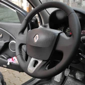 Renault Fluence Tuşsuz Araca Özel Direksiyon Kılıfı (DÜZ DERİ) thumbnail 2