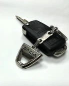 Dacia 3D Gümüş Renk Oto Anahtarlık thumbnail 1