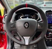 Clio 4 Faz 1 2014-2017 Araca Özel Direksiyon Kılıfı (ARACINIZIN DİREKSİYONUYLA TEYİT EDİNİZ) thumbnail 1