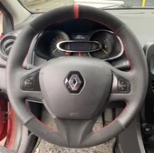 Clio 4 FAZ 1 2014-2017 Araca Özel Direksiyon Kılıf TEYİT EDİNİZ DİREKSİYONUNUZLA thumbnail 2