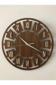 AHŞAP DEKORATİF DUVAR SAATİ 33 cm (3mm mdf-Quartz saat) - 6