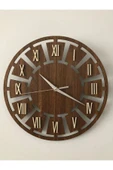 AHŞAP DEKORATİF DUVAR SAATİ 33 cm (3mm mdf-Quartz saat) - 4