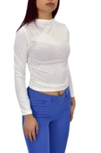 Kadın Lastik Büzgülü Spor Bluz  BGL-ST04230 - 10
