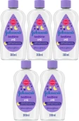 Johnsons Baby Bebek Yağı 300ML Bedtime (Uyku Rutini) (5 Li Set) - 1