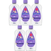 Johnsons Baby Bebek Yağı 300ML Bedtime (Uyku Rutini) (5 Li Set) thumbnail 1
