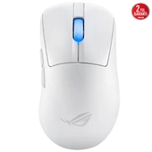 ASUS ROG KERIS II ACE 42.000dpi Kablosuz Oyuncu Mouse Beyaz thumbnail 1
