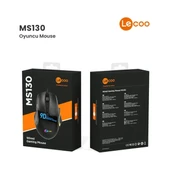 LENOVO LECOO MS130 USB RGB Led Aydınlatmalı 7200dpi Gaming Optic Siyah Mouse thumbnail 8